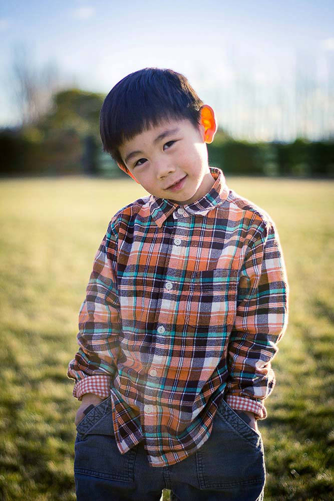 portrait photograph of a boy