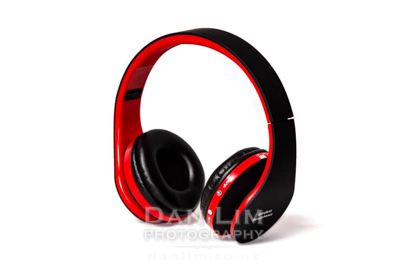 Photograph of headphones 