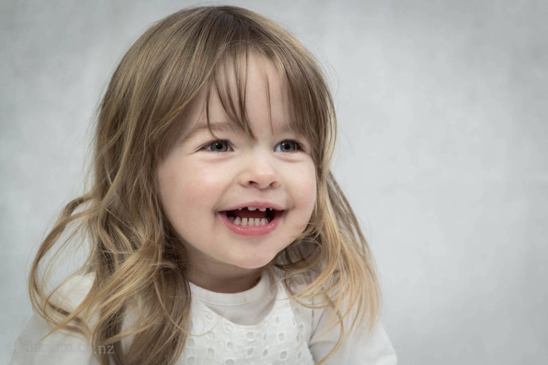 Portrait of a young girl.